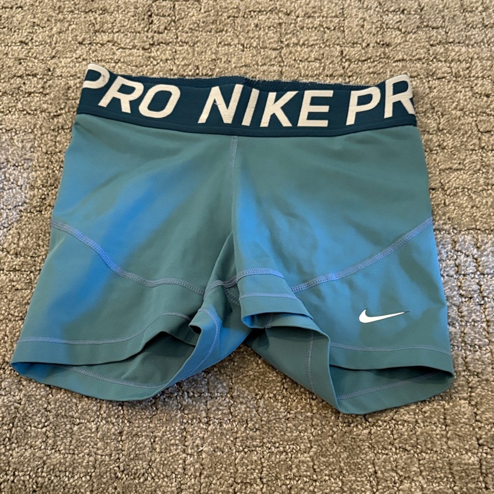 Nike Pro Teal Performance Shorts